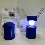 Woodland Creek Mini Pop Up Lantern Blue Set of 2 Bright Light Mini Lanterns