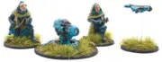 Warlord Games Gates of Antares: Freeborn Support Team with Mag Light Support