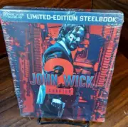 John Wick:Chapter 2-Limited Edition Steelbook (Blu-ray+DVD+Digital) NEW-Free S&H