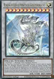 SDWD-DE043 - Blue-Eyed Ultimate Ghost Dragon - UltraRare - 1st Edition - German - Structure Deck: Blue-Eyes White Destiny - with MZTCG Shipping Protection - Yugioh