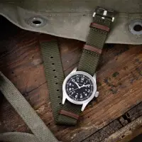 在飛比找Yahoo!奇摩拍賣優惠-Hamilton漢米爾頓卡其野戰系列軍事腕錶 H694399