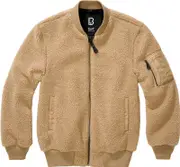 Brandit MA1 Sherpa, textile jacket , color: Beige , size: XXL