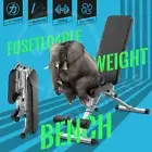 【300kg】Foldable Weight Bench Press Fitness Flat Incline Decline Sit Up Gym