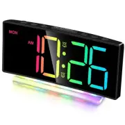 Extra Loud Alarm Clock for Heavy Sleepers Adults,Teens,Kids,Rainbow Clock for...