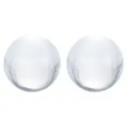 2Pcs 50mm/2" K9 Crystal Ball Decorative Ball w Box Clear