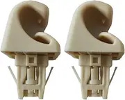 fhtpr 2pcs Car Sun Visor Clip,Fit For Toyota, Corolla Highlander Prius RAV4 Holder Bracket Retainer Hook Sunvisor Fastener Car Visor Retaining Clip