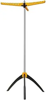 CVBFDB Floor Folding Baby Clothes Rack Coat Rack Balcony Standing Drying Rack for Children Towel Baby Diaper Rack(Orange)