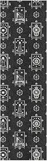 Gothic Black Astrological Tarot Grip Tape for Skateboards Anti Slip Longboard Grip Tape Grippy Cruiser Griptape 33×9 Inch