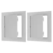 7x7 Inch(165x165mm) Removable Hinged Access Panel, 2 Pcs Access Doors, Grey