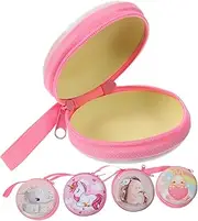 [NOLITOY] 5pcs Kindergarten Present Box Change Bag Small Present Bags Rounded Coin Purse for Keychain Headphone Storage Bag Small Change Purse Round Shaped Coin Purse Iron Sheet