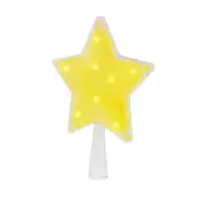 Tree Nest Christmas Tree Topper Glittered 3D Star Tree Topper Built in 8 LED ...