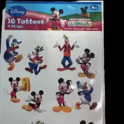 Disney Mickey Mouse Clubhouse Temporary Tattoos Goofy Birthday Party Loot 16