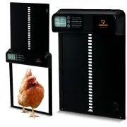 BirdGate Smart Metal Automatic Chicken/Animal Door. Battery Powered (FBA26-12:2)