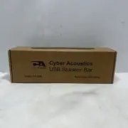 Cyber Acoustics USB Speaker Bar CA-2890 – Stereo USB Powered Speaker ~ NEW
