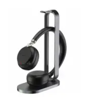 Yealink BH72 Wireless Stereo USB-C Headset Black + Charging Stand [BH72-UC-CH...