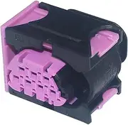 Xiaojiang Store 7 Pin Purple Black Connector Harness Connector wat/erp/;ro/ofW Connector Socket Plastic Case DJ7073-1.5-21(5 Sets)