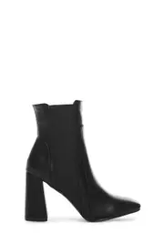 Backbone Heeled Booties