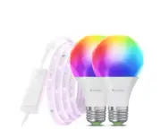 NanoLeaf Essentials Indoor Matter Enabled 6.56' Plug-In LED Rope Light 2 Bulb Pk