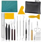 27PCS Craft Vinyl Weeding Tools Basic Vinyl Tool Set for Cricut Cameos Lettering