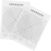 Experienced Quilling Tool Set of Quilling Sheets Plastic Positioning Sheets Easy to Use