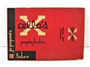 Vintage Cello X Condom Pack Adv Sleeve Only Killian Akwell Akron OH