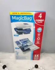 4 Pack MagicBag Vacuum Sealed Storage Bags *NEW*