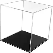 BELLIFFY Transparent Acrylic Display Box for Basketball Baseball Collections Organizer Case Sturdy and Durable Showcase for Figurines and Models