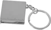 Uonlytech 1Pc Retractable Tape Measure with Key Ring Portable Measuring Tool for Home Outdoor Use Durable Design with Stable Slide Lock present for Parties Celebrations