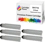 5 Pack Compatible Toner Cartridge for Ricoh 841715 TYPE-MP301S (8,000 Pages) for Ricoh Aficio MP 301SPF