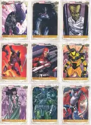 Upper Deck 2020 Marvel Weekly Base Achievement Set Of 9 Villain Cards - RARE!