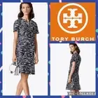 NWT MSRP $498 Tory Burch Dina Space-Dyed Cutout Dress Women's Size 2