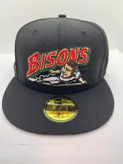 New Era BUFF. BISONS BLACK GREEN UV - Size - 7 3/4 - Brand New