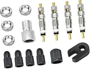 ifundom 1 Set French Valve Cores for Mountain Bikes Tubeless Valve Stem Kit Durable Bike Accessories Easy Installation