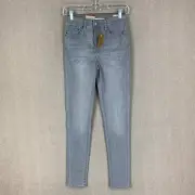 Levis 721 High Rise Skinny Jeans 26x30 (26x29) Womens Gray Stretch Denim