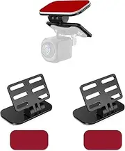 Pixelman Universal Rear Camera Holder - Adhesive Windshield Mount for Backup, Dash Cam, Mirror, and Reverse Cameras (2 Pack)