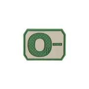 Maxpedition O- Blood Type Morale Patch [Colour: Arid]
