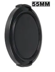 Bower 55mm (CP55) Snap-on Front Camera Lens Cap (Black)