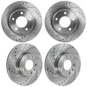 Rear Brake Disc Rotors for Mazda Mercury Milan Ford Fusion Lincoln MKZ Zephyr 06 (for: Ford)