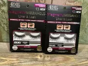Ardell Magnetic MEGAHOLD Liquid Liner & Lash Lot Of 2 .