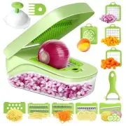 Vegetable Chopper,Onion Chopper, 17 in 1 Professional Mandoline Slicer for Ki...
