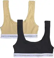 [Calvin Klein] Girl`s Modern Cotton Bralette 2 Pack
