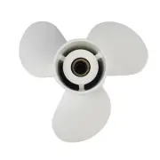 Boat Propeller 19" x 13" White for Yamaha Outboard Engines 50-130 HP 15 Spline