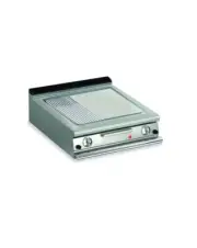 2 Burner Electric Smooth/Ribbed Griddle Plate Baron Queen7 Q70SFT/E820