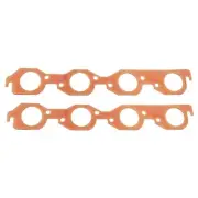 SCE Gaskets E13286 Pro Copper Annealed Exhaust Gaskets, 0.062" Thick, 2.00" Port