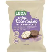 Leda Mini Rice Cakes Mylk Chocolate 60g (Pack of 6)