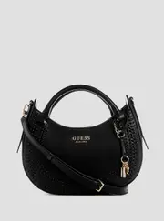 GUESS Women's Black Tatum Satchel Bag