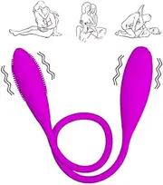 Double Headed Dildo, Double Headed Vibrator Anal Sex Toy, Double Headed Dildo, Glans Adult Sex Toy Adult Masturbation Stick Suitable for Couples Sex Toy