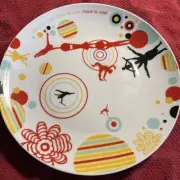 CIRQUE DU SOLEIL DINNER PLATE 10 1/2" Multicolored designs, never used