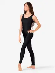Plus Size Tank Unitard, Black, Red, Royal Size 3X, 4X, 5X