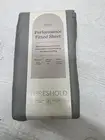 ✨️ Twin/Twin XL 400 Thread Count Performance Fitted Sheet Classic Gray - Thresho